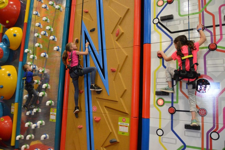 Clip N Climb kids attraction indoor climbing