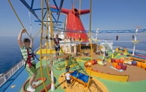 Carnival Breeze ropes course