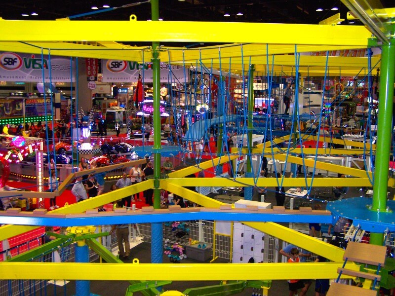 indoor IAAPA amusement ropes course entertainment