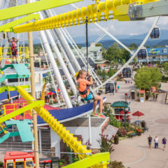 Sky-Rail-outdoor-girl-participant-aerial-attraction-RCI-Adventure-Products